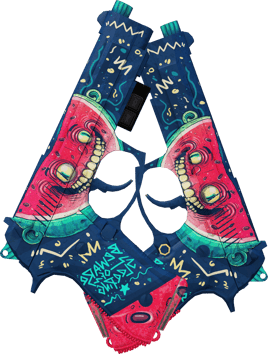 Preview image 2 of StatTrak™ Dual Berettas | Tappavat melonit (Vähän käytetty)