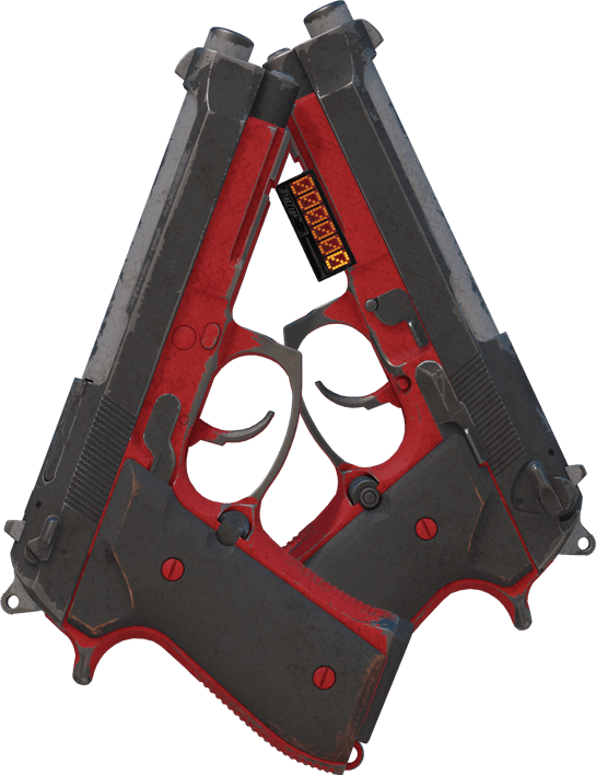 Preview image 1 of StatTrak™ Dual Berettas | Panther (Segnato dalle battaglie)