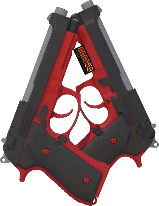 Preview image 1 of StatTrak™ Dual Berettas | Panther (Usura minima)