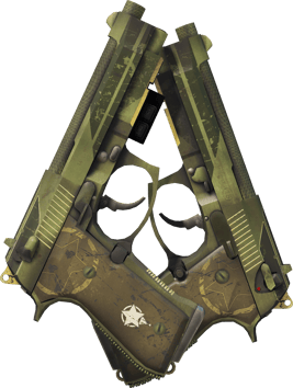 Preview image 2 of StatTrak™ Dual Berettas | 报应 (崭新出厂)