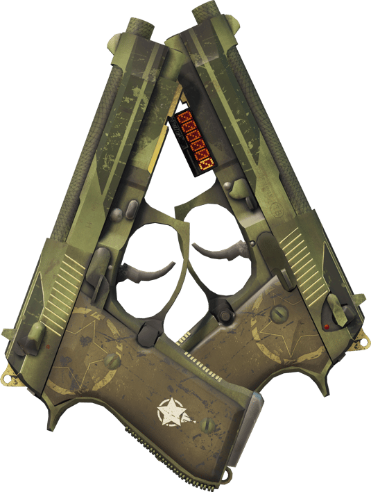 Preview image 1 of StatTrak™ Dual Berettas | 报应 (崭新出厂)