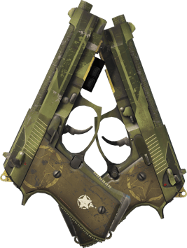 Preview image 2 of StatTrak™ Dual Berettas | Retribution (ผ่านการทดสอบภาคสนาม)