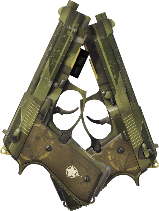 Preview image 2 of StatTrak™ Dual Berettas | 报应 (久经沙场)