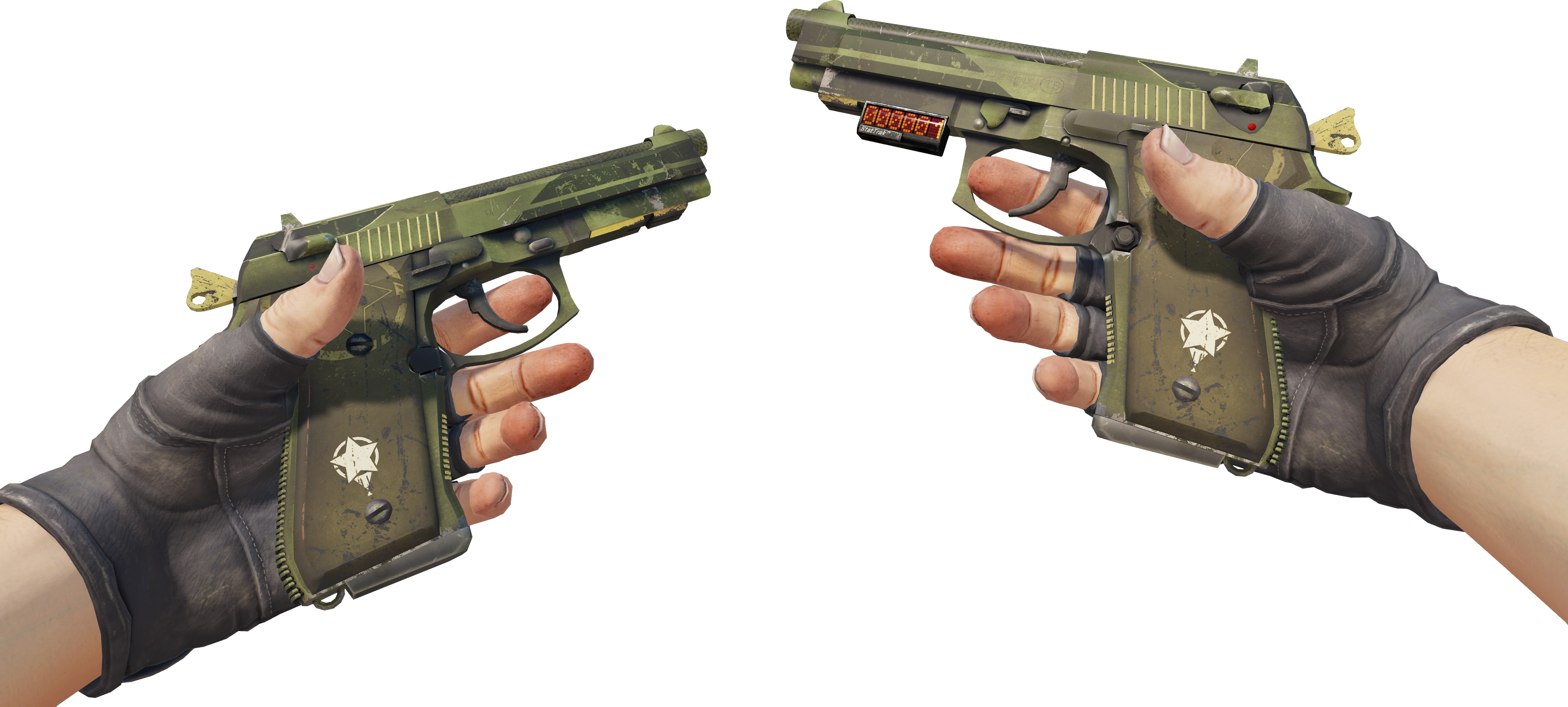 Preview image 3 of StatTrak™ Dual Berettas | Châtiment (Très peu usée)