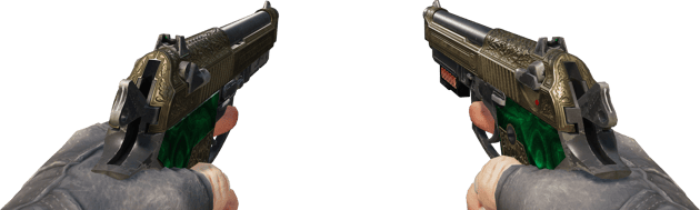 Preview image 3 of StatTrak™ Dual Berettas | Royal Consorts (Battle-Scarred)