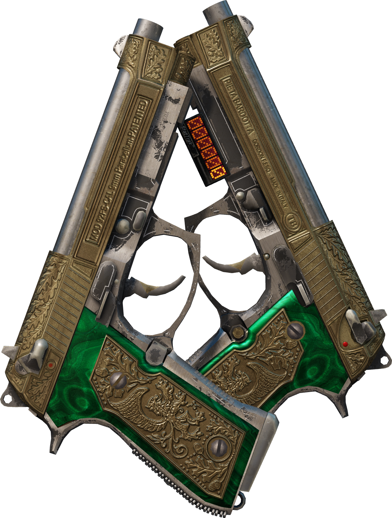 Preview image 1 of StatTrak™ Dual Berettas | Consorts royaux (Marquée par les combats)