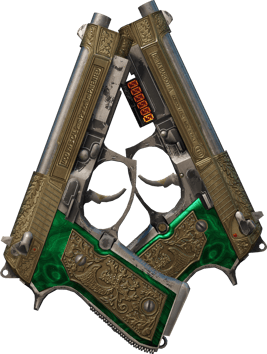 StatTrak™ Dual Berettas | Royal Consorts (Battle-Scarred)