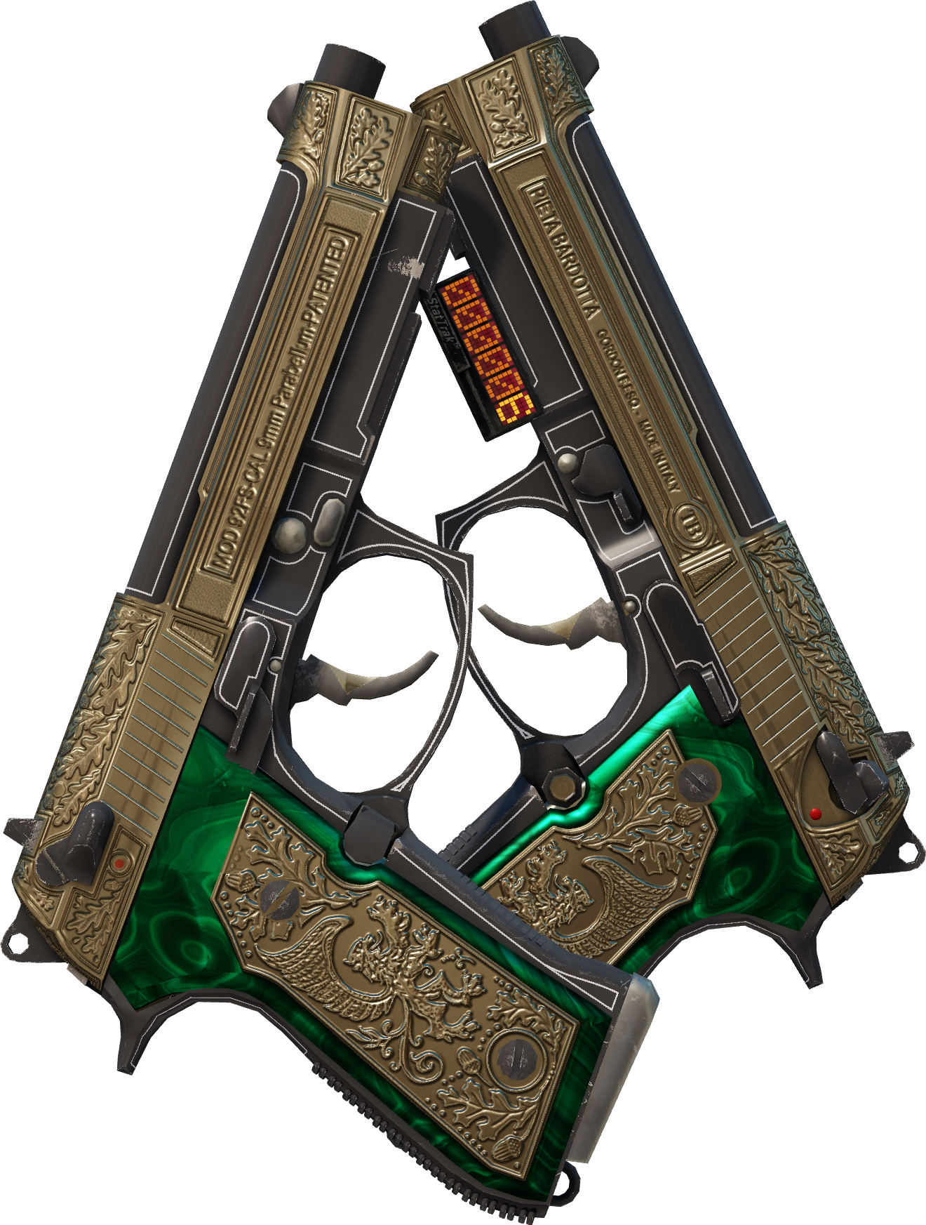 Preview image 1 of StatTrak™ Dual Berettas | Consorts royaux (Neuve)