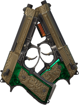 StatTrak™ Dual Berettas | Royal Consorts (Factory New)