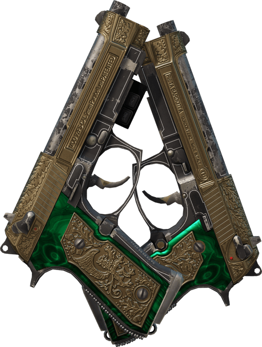 Preview image 2 of StatTrak™ Dual Berettas | 皇家雙簧 (戰場實測)