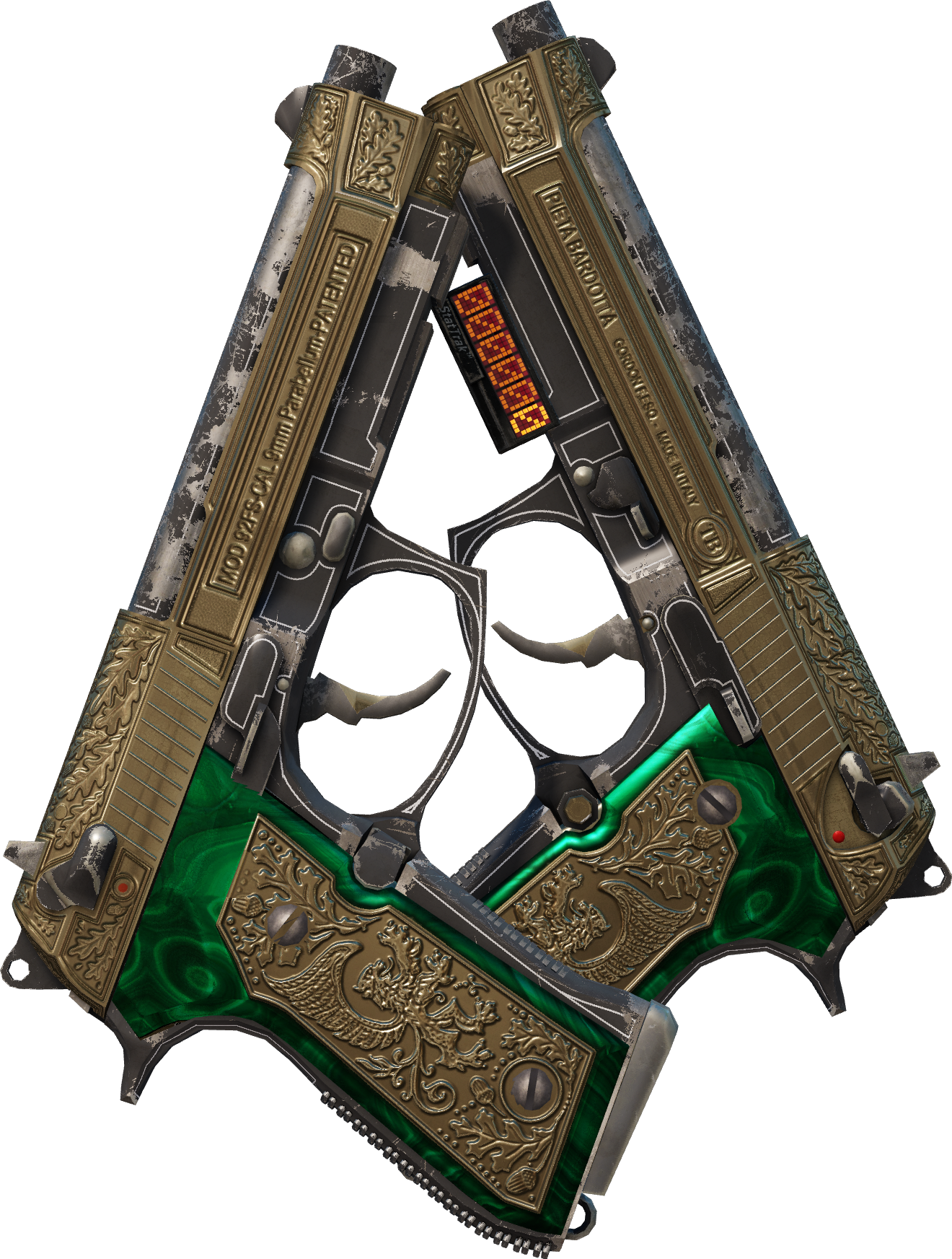 Preview image 1 of StatTrak™ Dual Berettas | Consorts royaux (Testée sur le terrain)