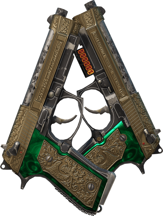 Preview image 1 of StatTrak™ Dual Berettas | 皇家雙簧 (戰場實測)