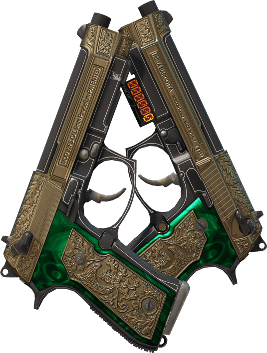 Preview image 1 of StatTrak™ Dual Berettas | Royal Consorts (Minimal Wear)