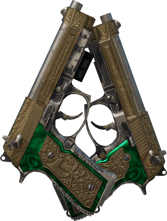 Preview image 2 of StatTrak™ Dual Berettas | 왕족의 배우자 (꽤 닳은)