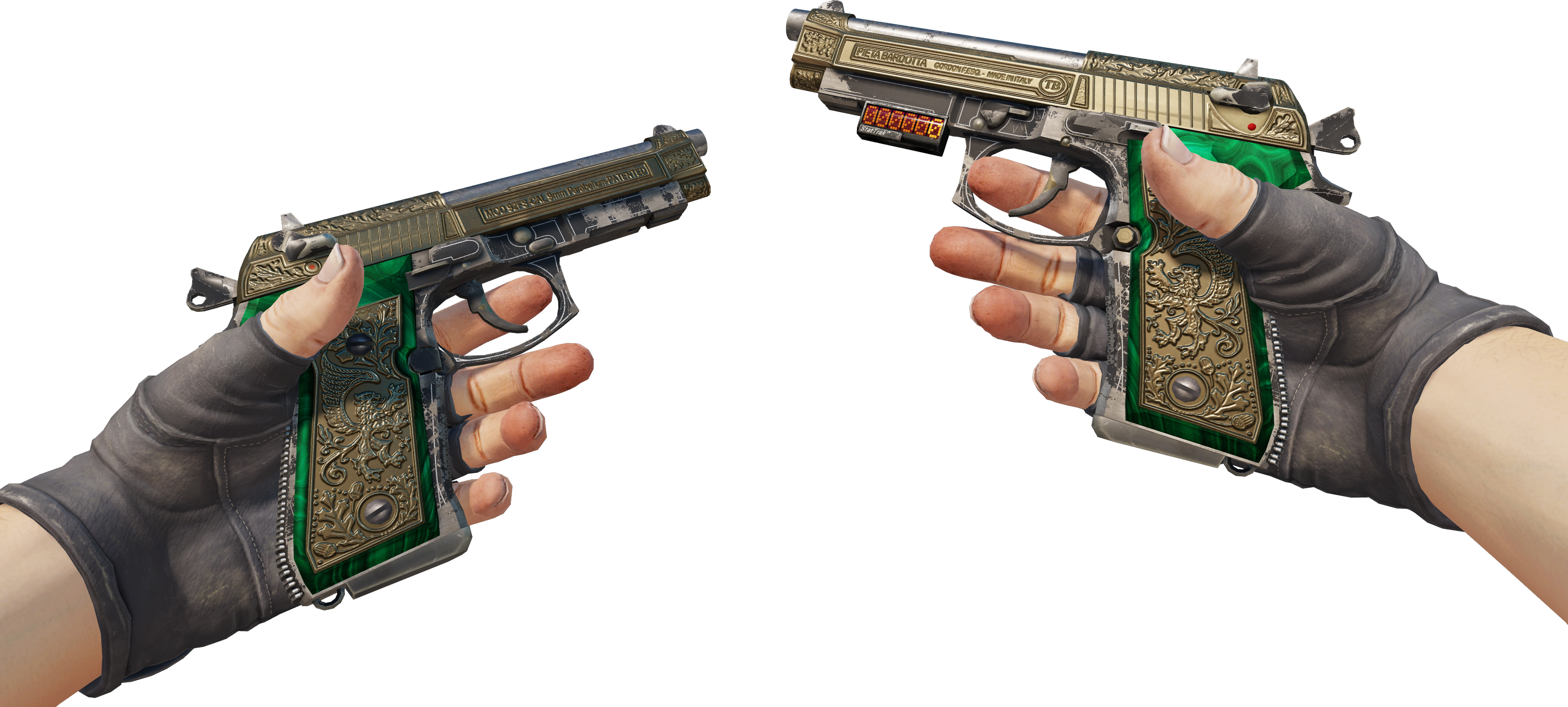 Preview image 3 of StatTrak™ Dual Berettas | Consorts royaux (Usée)