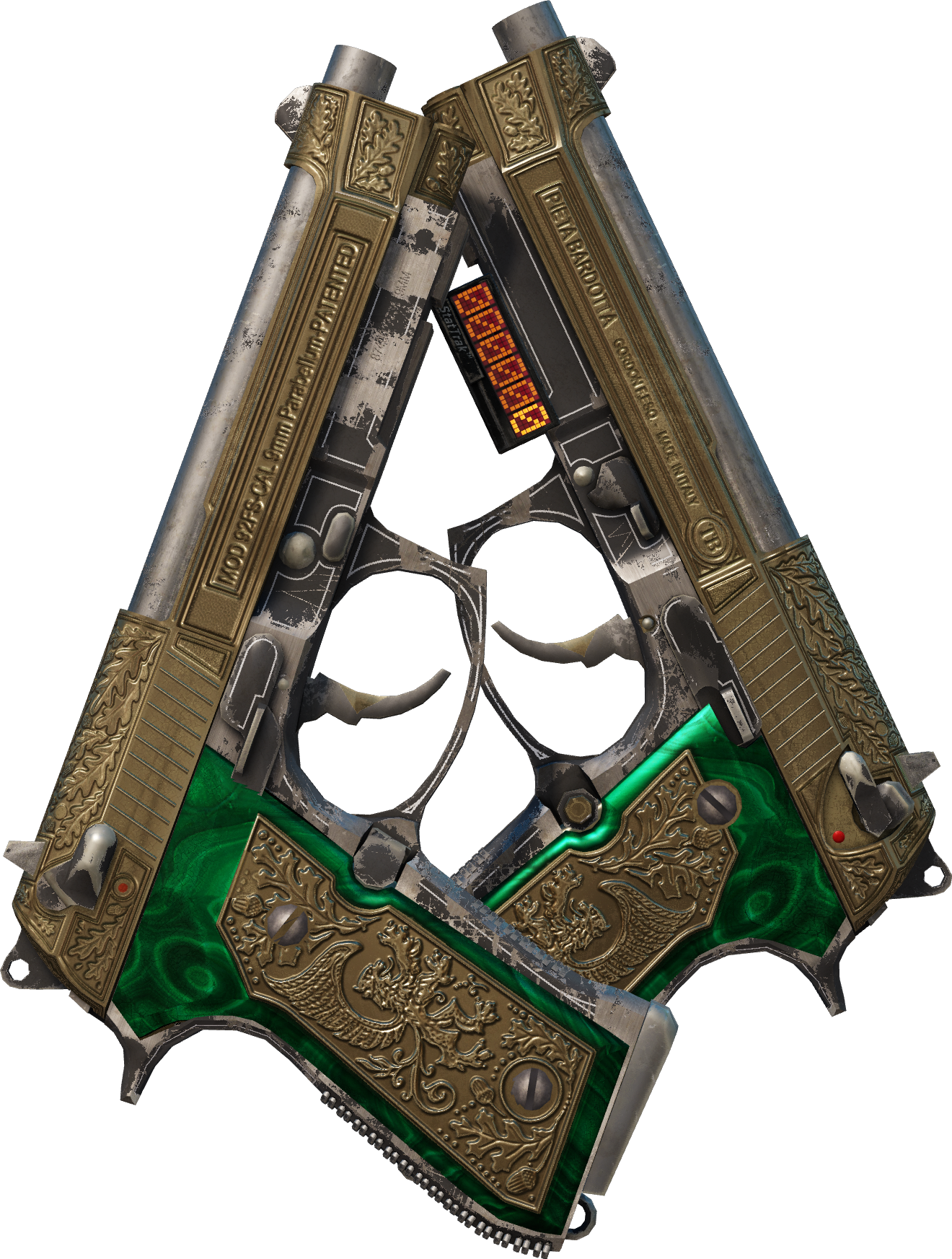 Preview image 1 of StatTrak™ Dual Berettas | Consorts royaux (Usée)