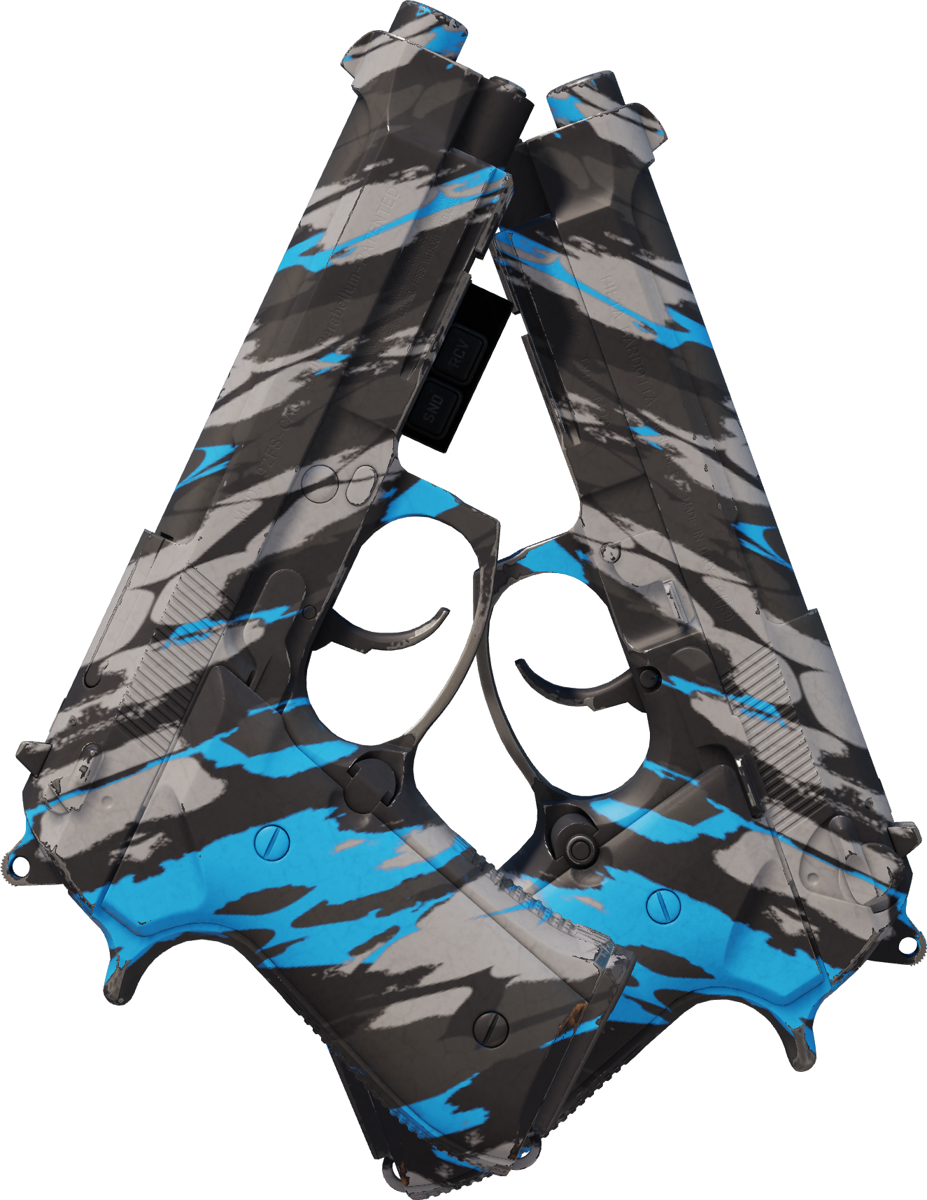 Preview image 2 of StatTrak™ Dual Berettas | Lambeaux (Très peu usée)