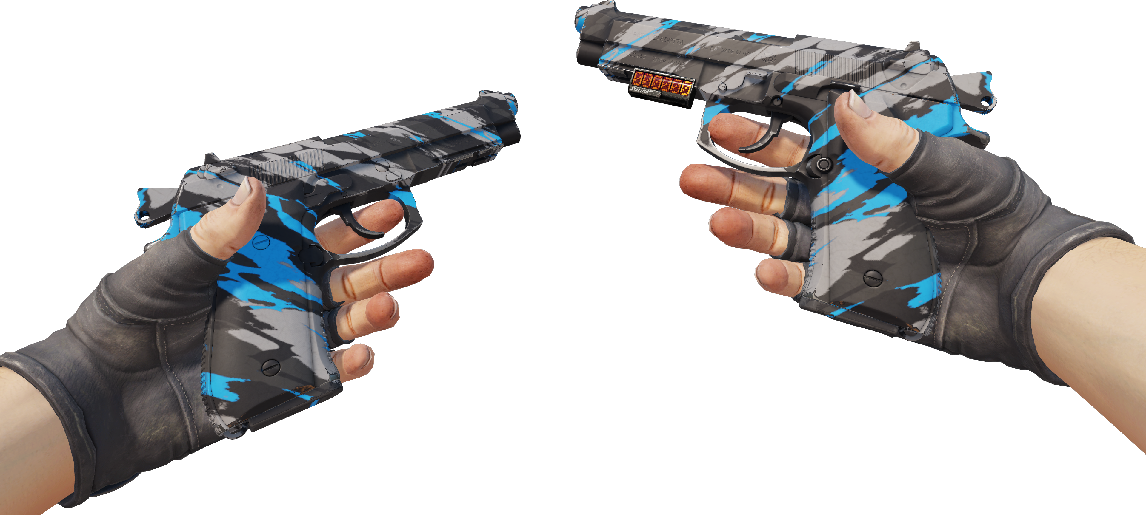 Preview image 3 of StatTrak™ Dual Berettas | Lambeaux (Très peu usée)