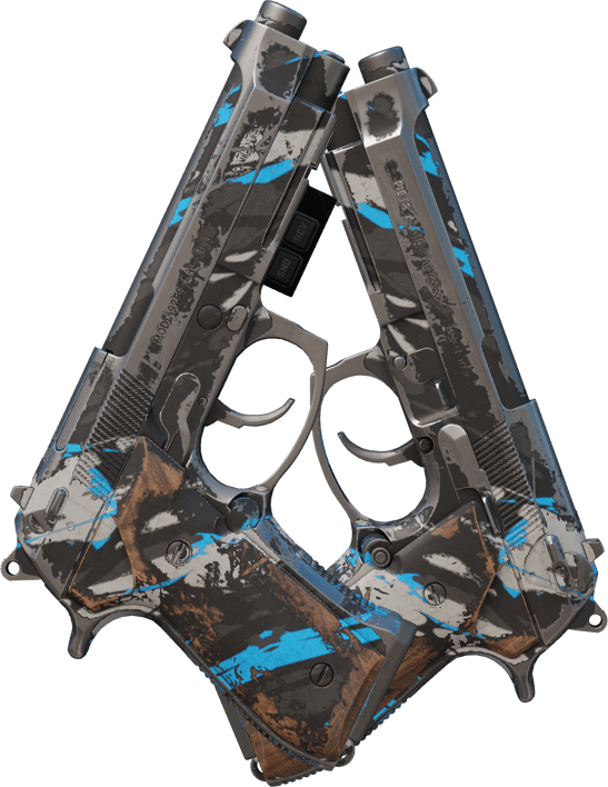 Preview image 2 of StatTrak™ Dual Berettas | 碎片 (破损不堪)