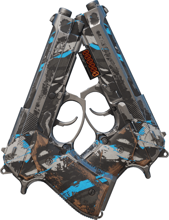 Preview image 1 of StatTrak™ Dual Berettas | 碎片 (破损不堪)