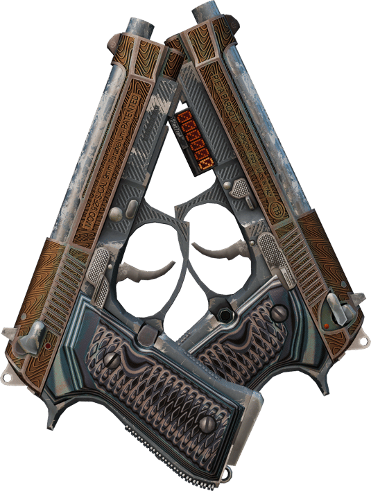 Preview image 1 of StatTrak™ Dual Berettas | Tread (Segnato dalle battaglie)