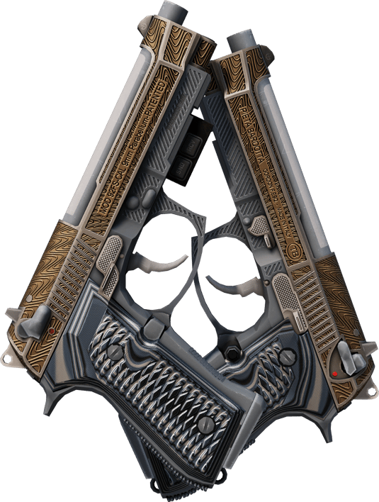 Preview image 2 of StatTrak™ Dual Berettas | Profil (Fabrikneu)