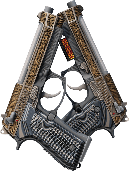 Preview image 1 of StatTrak™ Dual Berettas | Profil (Fabrikneu)