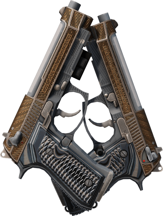 Preview image 2 of StatTrak™ Dual Berettas | Profil (Einsatzerprobt)