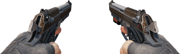 Preview image 3 of StatTrak™ Dual Berettas | 胶面花纹 (久经沙场)