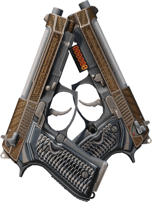 Preview image 1 of StatTrak™ Dual Berettas | Profil (Einsatzerprobt)