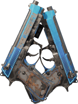 Preview image 2 of StatTrak™ Dual Berettas | Urban Shock (戦いで傷ついた)