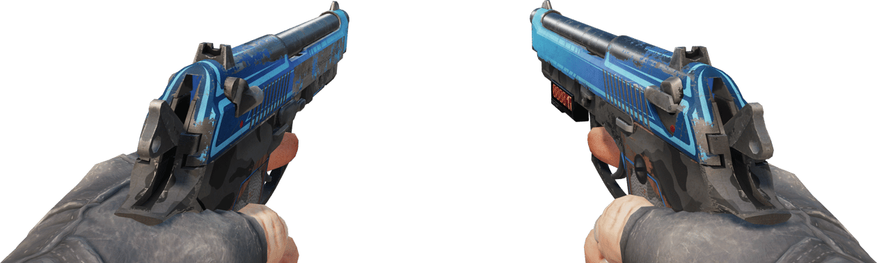 Preview image 3 of StatTrak™ Dual Berettas | Choc urbain (Marquée par les combats)