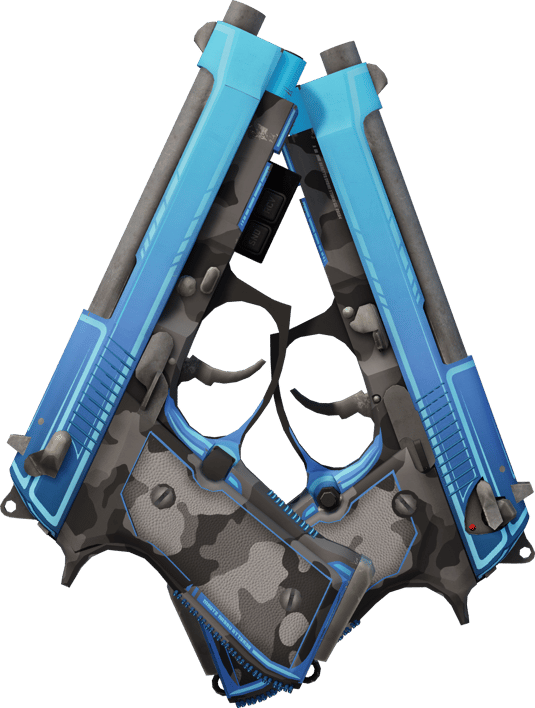 Preview image 2 of StatTrak™ Dual Berettas | Choc urbain (Neuve)