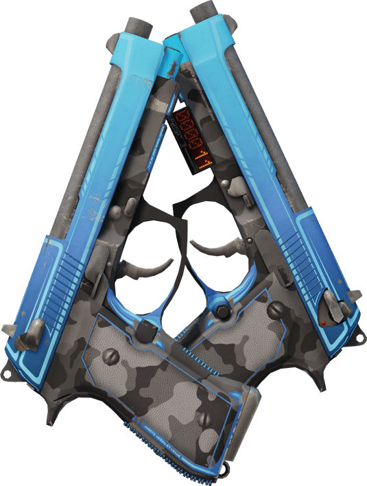 Preview image 1 of StatTrak™ Dual Berettas | Choc urbain (Testée sur le terrain)