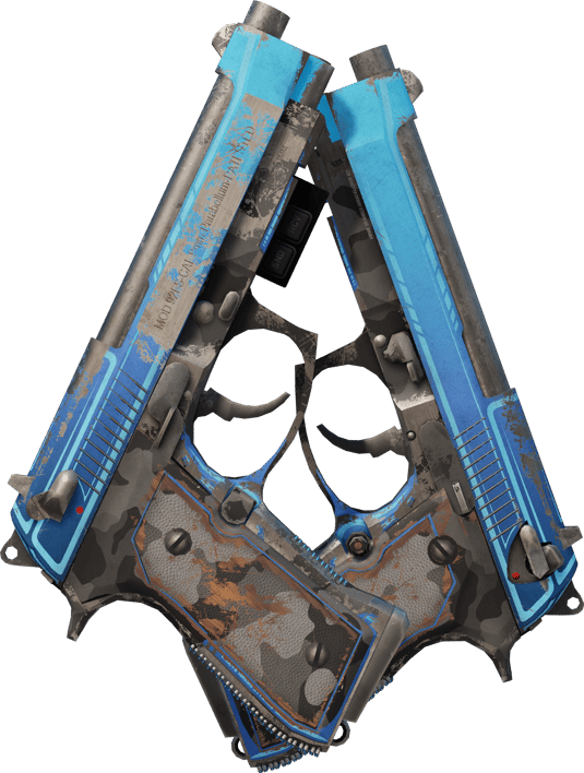 Preview image 2 of StatTrak™ Dual Berettas | Choc urbain (Usée)