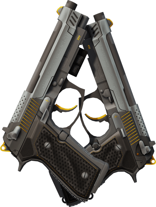 Preview image 2 of StatTrak™ Dual Berettas | Turbinas (Recién fabricado)