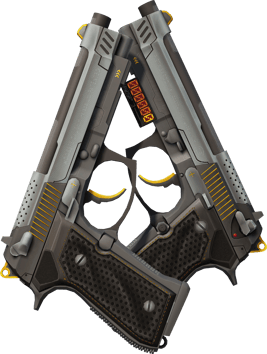 StatTrak™ Dual Berettas | Wywietrzniki (prosto z fabryki)