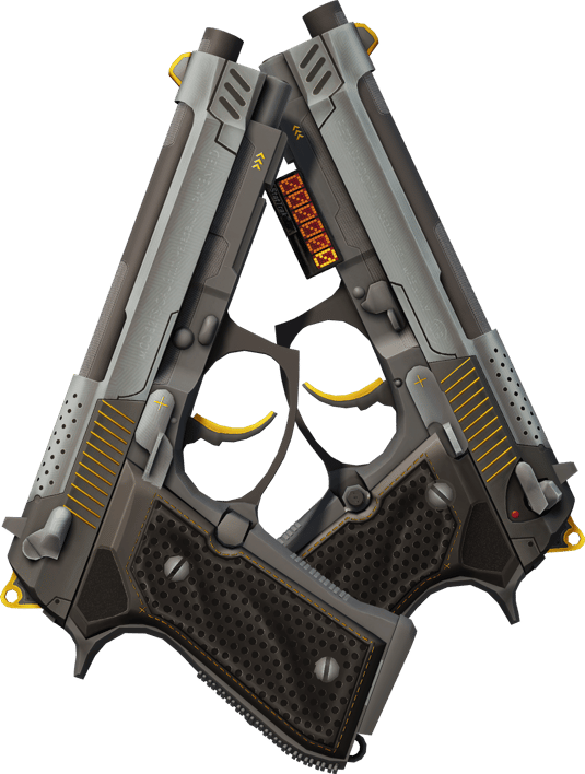 Preview image 1 of StatTrak™ Dual Berettas | Turbinas (Recién fabricado)