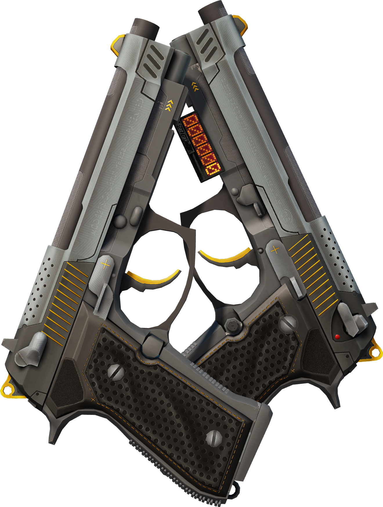 Preview image 1 of StatTrak™ Dual Berettas | Conduits (Très peu usée)