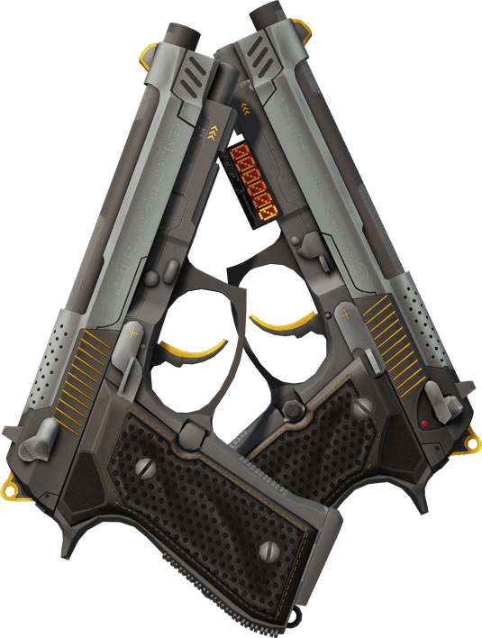 Preview image 1 of StatTrak™ Dual Berettas | Ventilators (MW - Trầy ít)