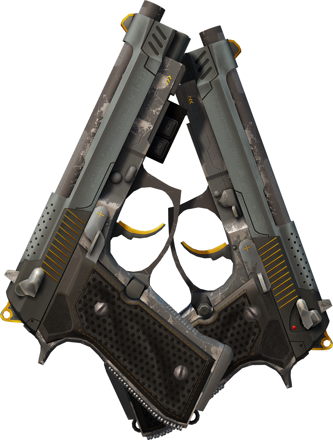 Preview image 2 of StatTrak™ Dual Berettas | Conduits (Usée)