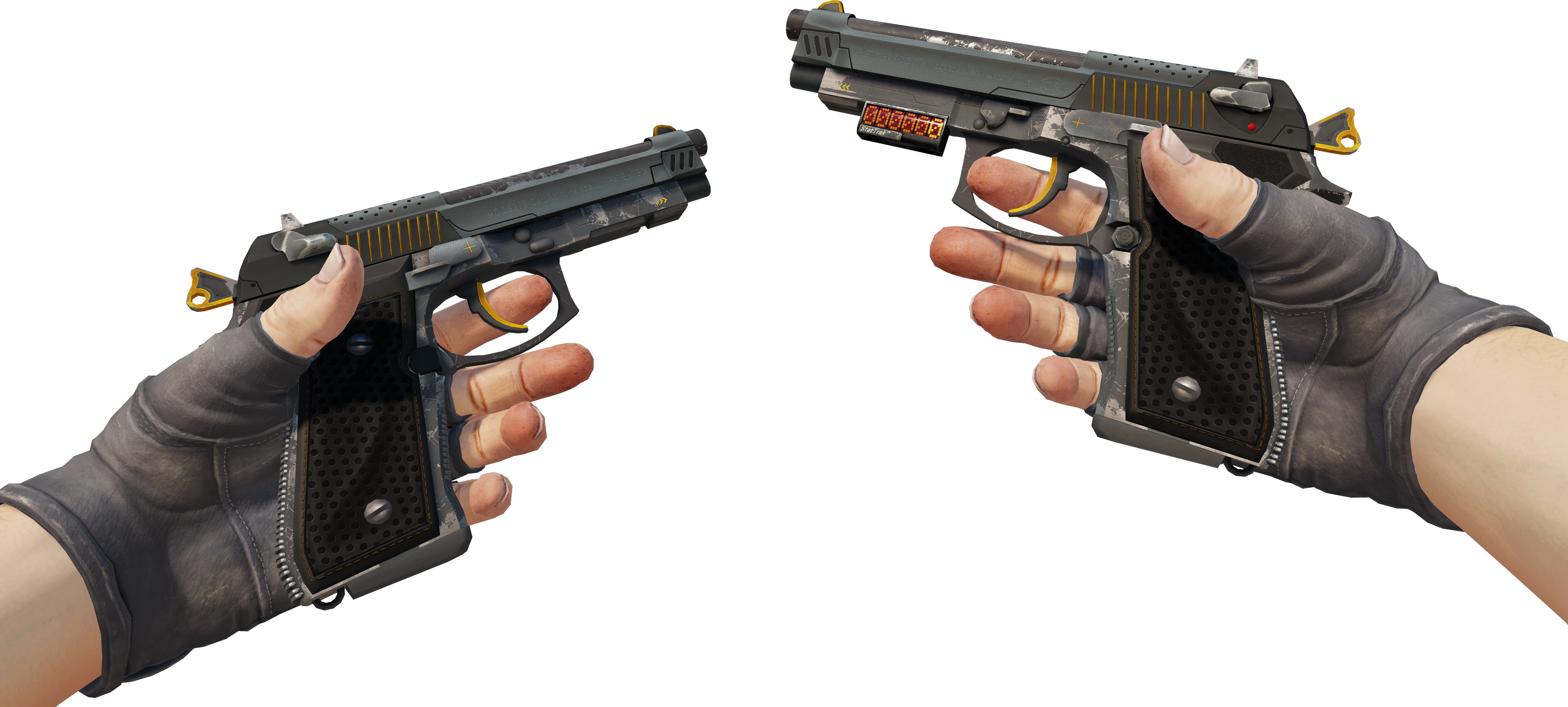 Preview image 3 of StatTrak™ Dual Berettas | Conduits (Usée)