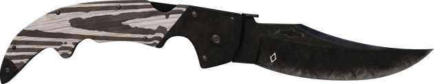 ★ StatTrak™ Falchion ナイフ | Black Laminate (新品同様)