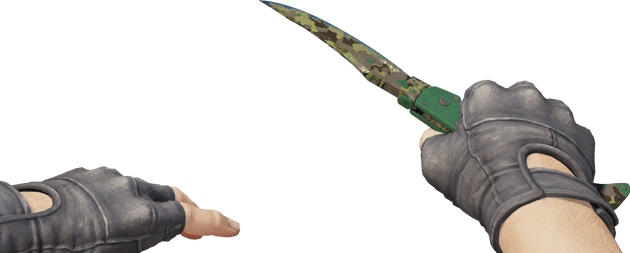 Preview image 4 of ★ StatTrak™ Cuchillo Alfanje | Bosque boreal (Algo desgastado)