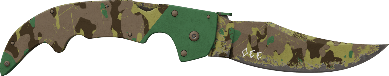 Preview image 1 of ★ StatTrak™ Cuchillo Alfanje | Bosque boreal (Algo desgastado)