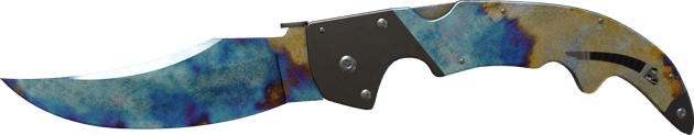 Preview image 2 of ★ StatTrak™ Dao Falchion | Case Hardened (WW - Khá mòn)