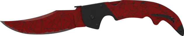 Preview image 2 of ★ StatTrak™ Nóż falcjon | Szkarłatna sieć (po testach bojowych)