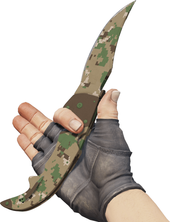 Preview image 3 of ★ StatTrak™ Coltello falchion | Forest DDPAT (Usura minima)