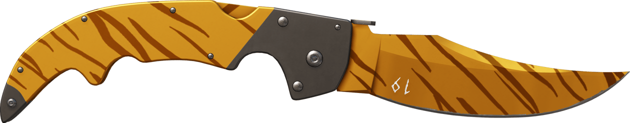 Preview image 1 of ★ StatTrak™ มีดฟัลชิออน | Tiger Tooth (ใหม่จากโรงงาน)