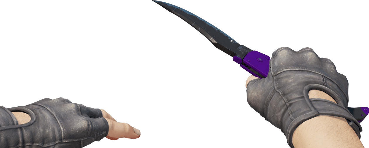 Preview image 4 of ★ StatTrak™ Falchion-veitsi | Ultravioletti (Käytössä kokeiltu)